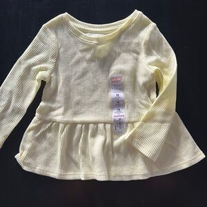 Long sleeve yellow shirt from kohls (new)